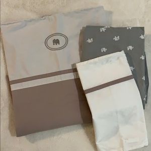 IKEA Elephant Baby Crib Bedding Set